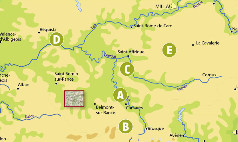 Balade à Combret en Aveyron