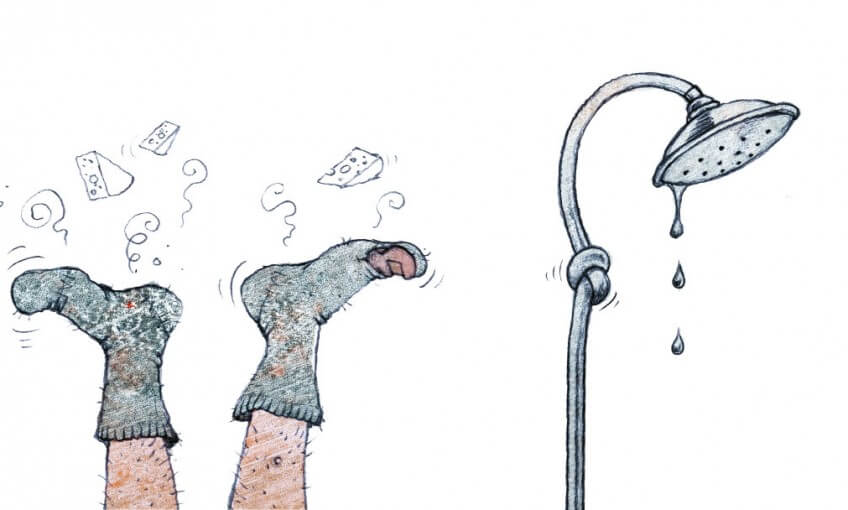 Dessin humoristique sur comment se faire piquer par un moustique