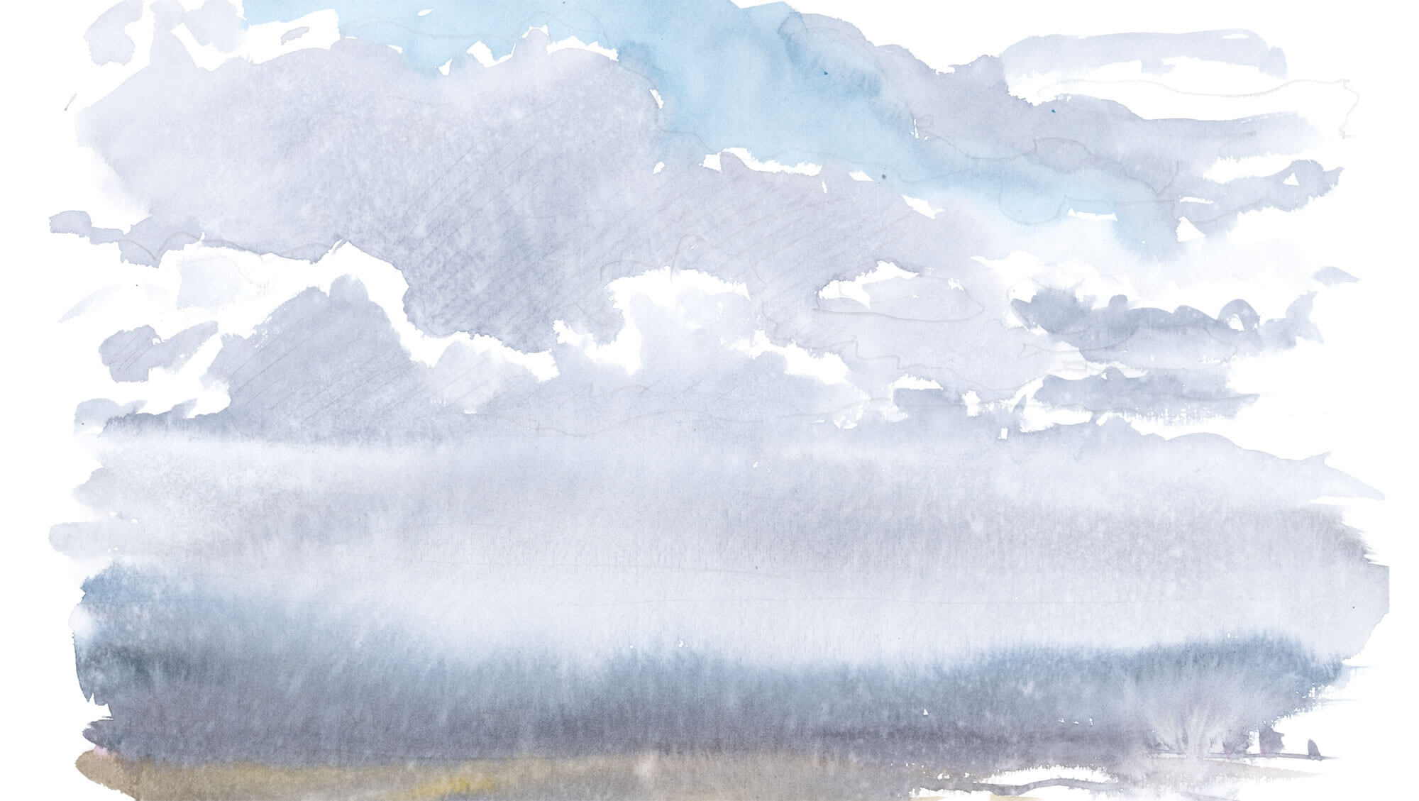 dessin pluie balade de juillet, enfin la pluie ! - La Salamandre
