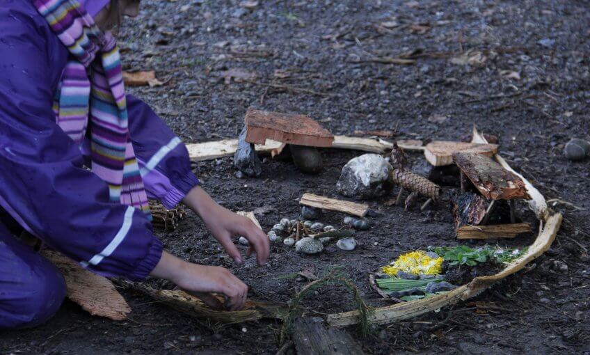 Un model de lieu parfait réalisé par un enfant.