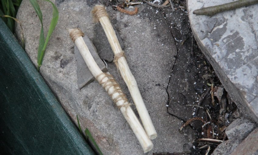 Couteau en pierre.