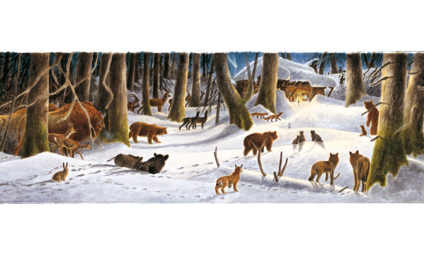Noël sous la neige.