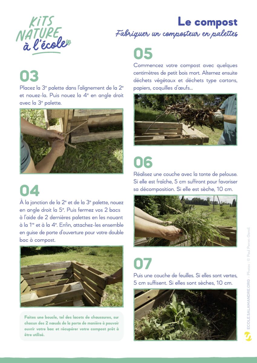 Kit compost installer un composteur éducatif dans votre école École Salamandre