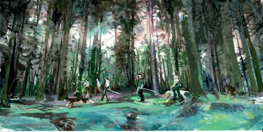 Christophe Pons-Capitaine, un peintre en forêt - Revue Salamandre