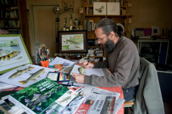 Bruno Mathieu, naturaliste, illustrateur et photographe, coauteur du livre La gélinotte des bois