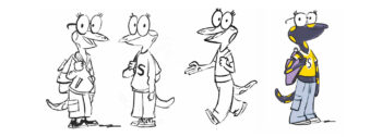 La Salamandre Junior fait peau neuve_3 mascotte